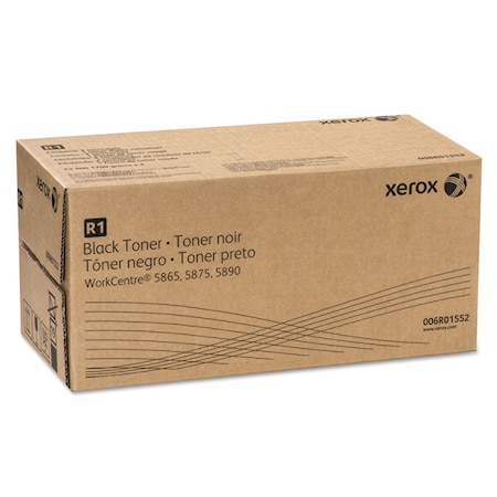 Xerox Toner, 110,000 Page-Yield, Black 006R01552